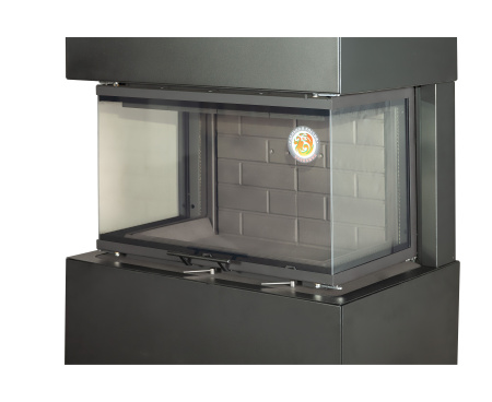 Камин Экокамин РОДОС 800 белый шамот