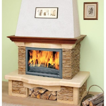 Камин Madeira Adela Rosso дер. б. угловой Камин Madeira Adela Rosso дер. б. угловой