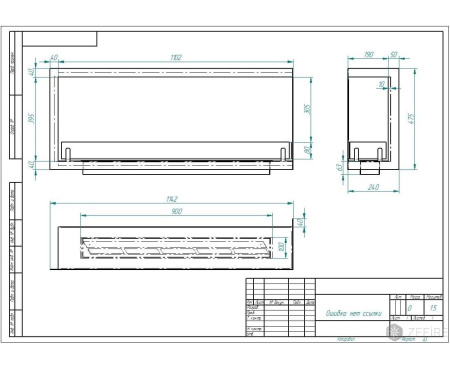 Биокамин ZeFire угловой Standart 1100 левый/правый