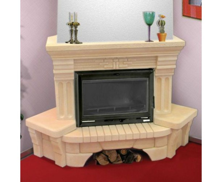 Камин Мета Октава с топкой Аксиома