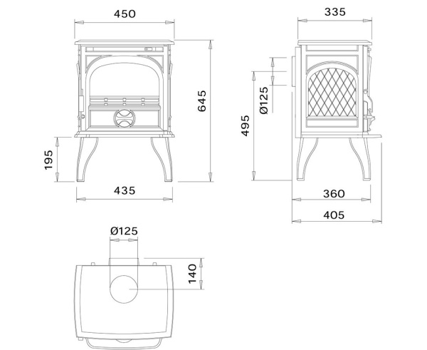 Печь Dovre 250CBS Печь Dovre 250CBS