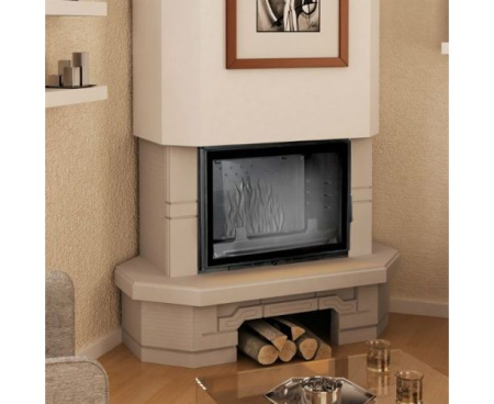 Камин Мета Акцент с топкой Фортуна 714 угловой