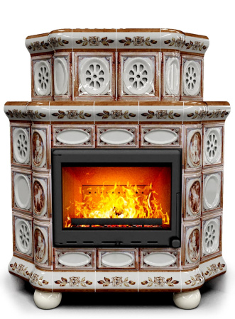 Печь камин КимрПечь Медальон Угловой Двухъярусный Модерн