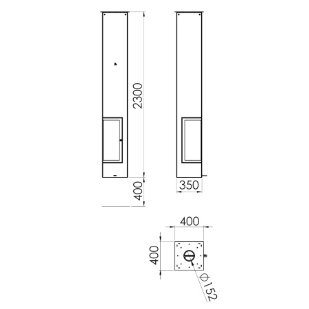 Камин Traforart LUXOR CENTRAL