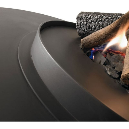 Камин Traforart DIAMANTE CENTRAL без стекла чёрный Камин Traforart DIAMANTE CENTRAL без стекла чёрный