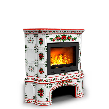 Печь камин КимрПечь Прованс с дровником Угловой Маки с топкой Ладья 600