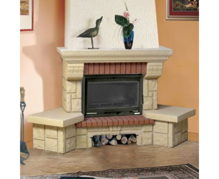 Камин Мета Опус с топкой Аксиома