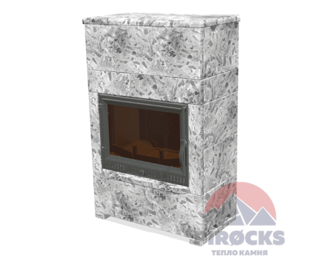 Камин Pirocks Саймо (пироксенит элит) с топкой Atina