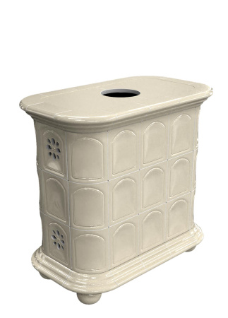 Печь камин КимрПечь Прованс Центральный Ваниль с топкой Ладья 600