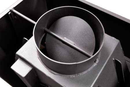 Топка ЭКОКамин АЛЬФА 700 три стекла подовая