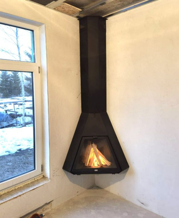 Камин пристенный подвесной PRISM COMFORT