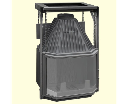 Камин Мета Женева 700 угловая с топкой Призма 700П