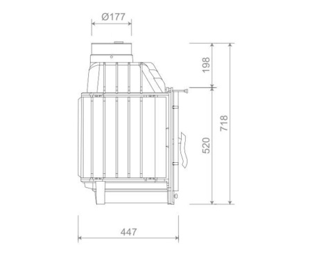 Топка Nordflam Atina