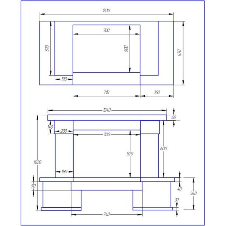 Камин Madeira Daniella Rosso дер. б. пристенный