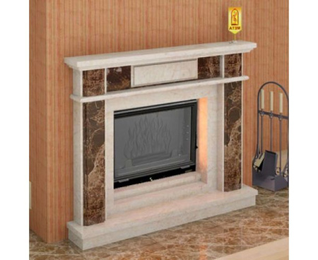 Камин Мета Валенсия 700 с топкой Камилла 700П