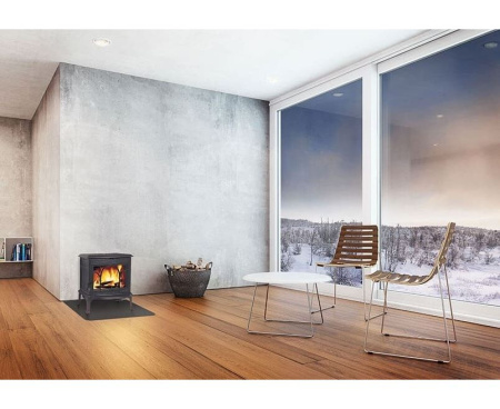 Печь-камин Jotul (Йотул) F 100 ECO LL SE черная эмаль