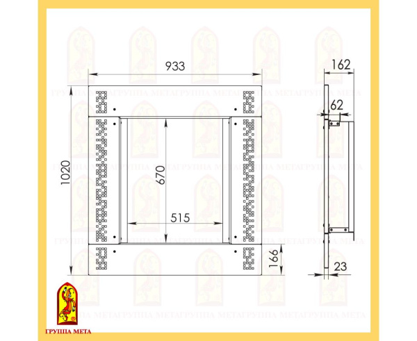 Рамка ПИКСЕЛЬ 508 Мета