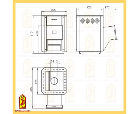 Печь Мета Находка 12