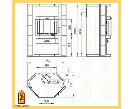 Печь Мета Печора
