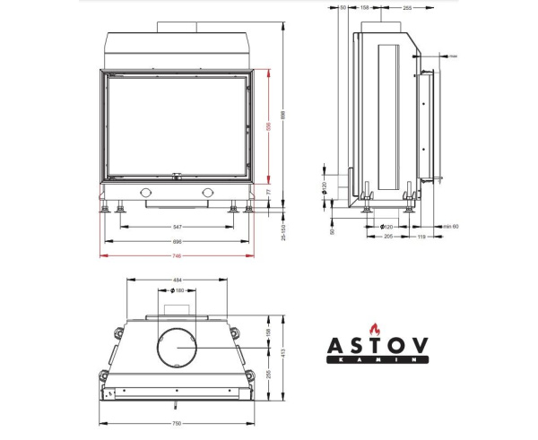 Топка Астов (Astov) М 700