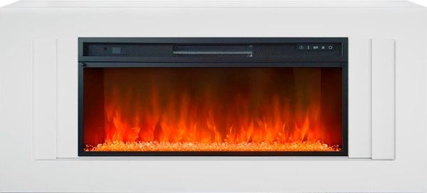 Каминокомплект Line 42 - Белый с очагом Vision 42 LED