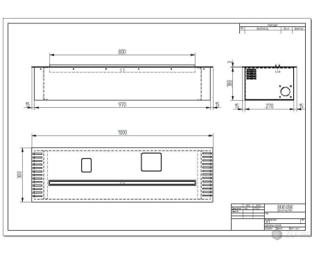 Биокамин автоматический ZeFire 1000