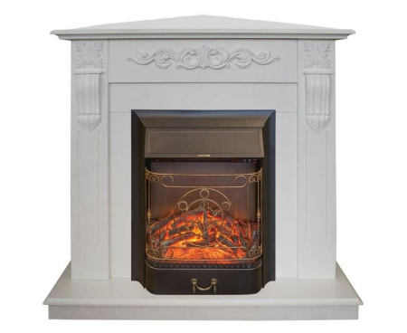 Камин RealFlame Dominica Corner WT с Majestic s Lux BL
