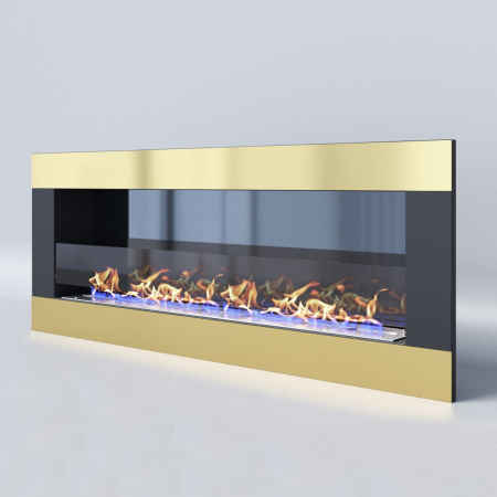 Биокамин "Русский огонь" Голд встраиваемый