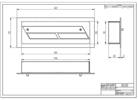 ПРЯМОУГОЛЬНЫЙ КОНТЕЙНЕР ZEFIRE 340