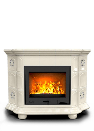 Печь камин КимрПечь Прованс Угловой Ваниль с топкой Ладья 600