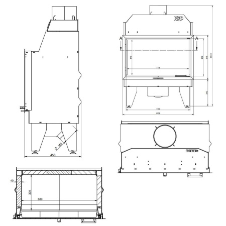 Топка KFD ECO iLine 5183
