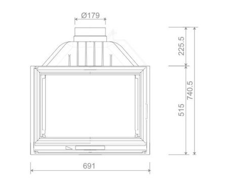 Топка Nordflam LB 700