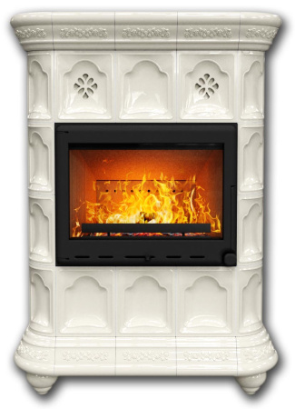 Печь камин КимрПечь Истра Пристенный Ваниль с топкой Ладья 600