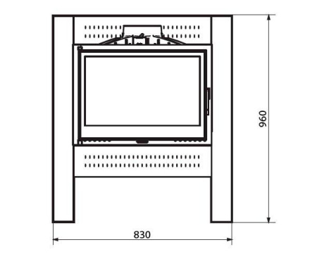 Печь-камин Ferguss FG 17