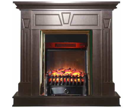 Камин InterFlame Berta M (Берта М) темный дуб с FOBOS GLS BR