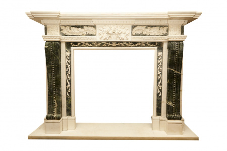 Облицовка камина из мрамора Неаполь