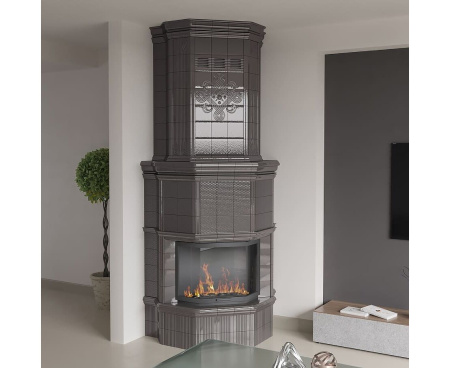 Камин Ceramica Ар Деко угловой