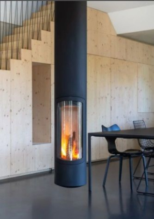 Камин подвесной панорамный TERA