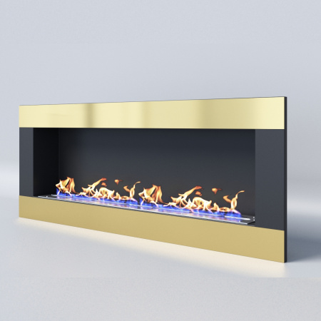 Биокамин "Русский огонь" Голд встраиваемый