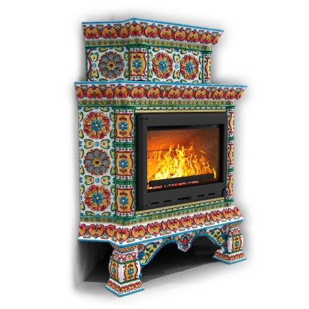 Печь камин КимрПечь Кострома Угловой Двухъярусный Май Печь камин КимрПечь Кострома Угловой Двухъярусный Май