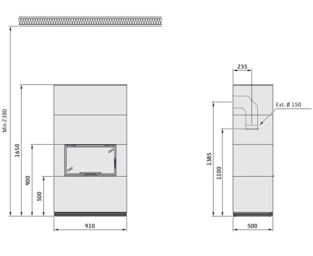 Камин Contura i31S