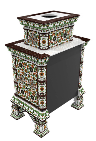 Печь камин КимрПечь Кострома Пристенный Двухъярусный Ноябрь