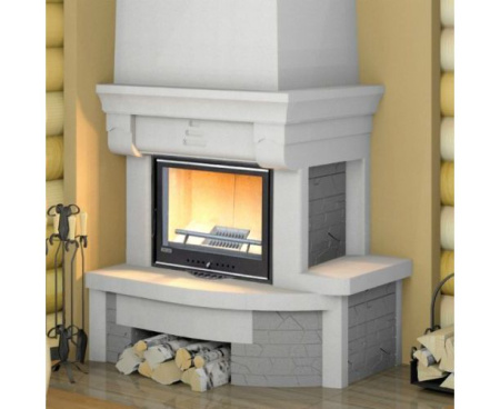 Камин Мета Аллегро правая с топкой Эльба 700П