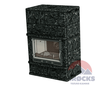 Камин Pirocks Хельсинки (пироксенит) с топкой Atina