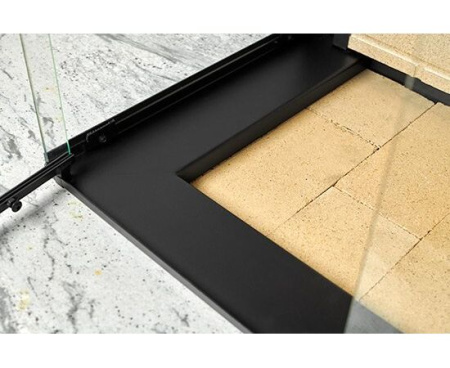 Камин Fireplace 23 угловой с остеклением