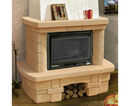 Камин Мета Сопрано с топкой Аксиома