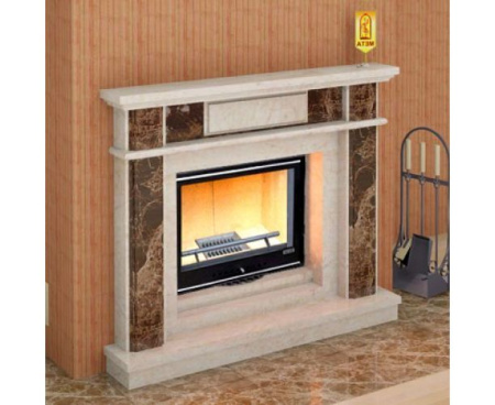 Камин Мета Валенсия 700 с топкой Эльба 700П