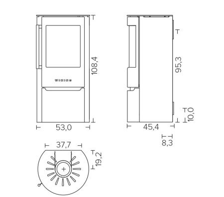 Печь WIKING Luma 4