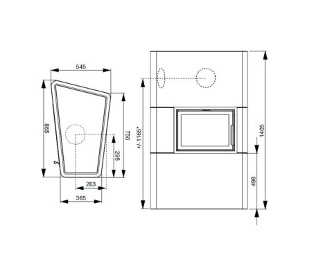Камин Nordpeis Bilbao 90