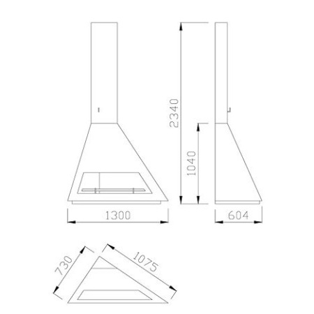 Камин Traforart Foxi frontal Камин Traforart Foxi frontal